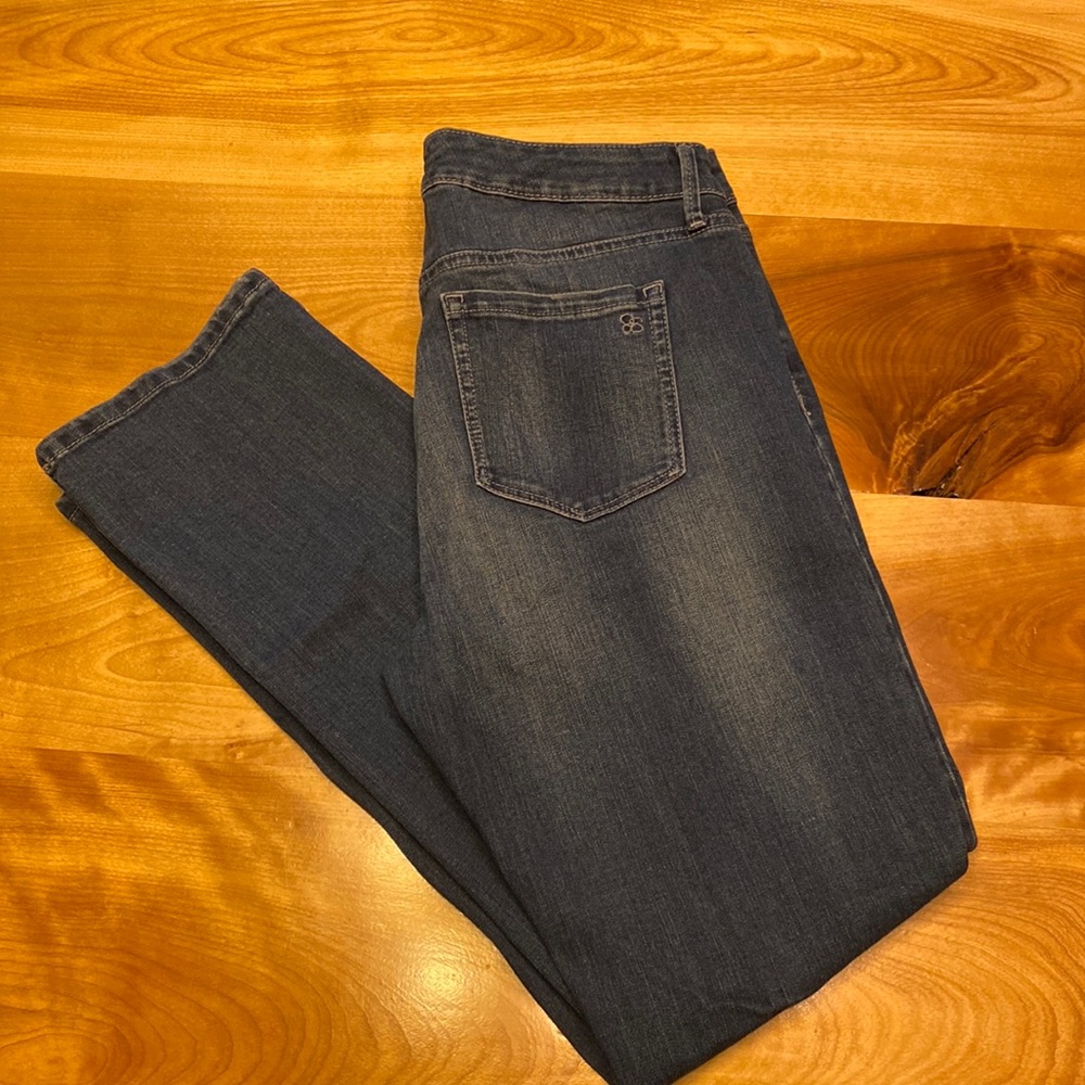 Jessica Simpson Women's Straight Leg Jeans - Dark Blue